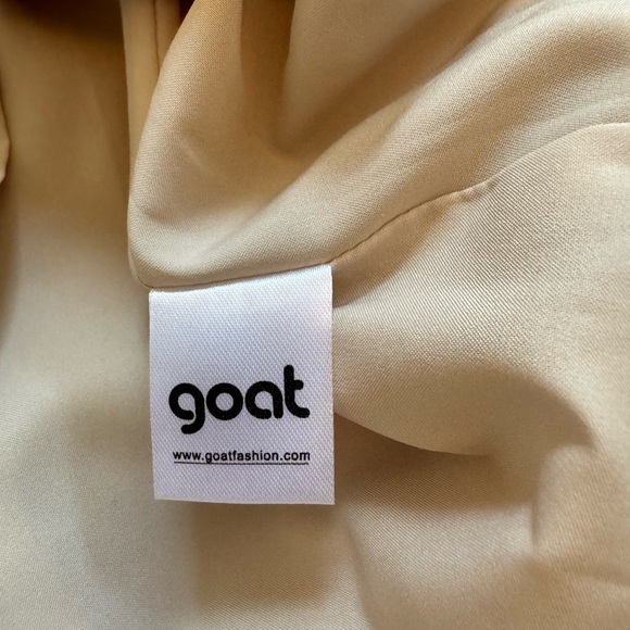 Goat Beige Wool Dress Size 6 - Picture 5 of 9